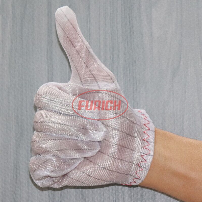 Găng tay vải chống tĩnh điện poly